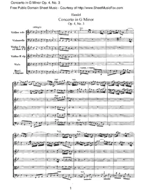 Organ Concerto in G minor