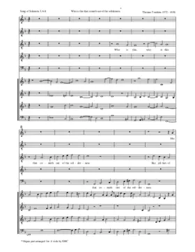 Who is this that cometh out of the wilderness