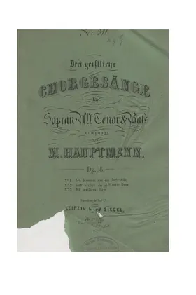 3 Geistliche Chorgesänge