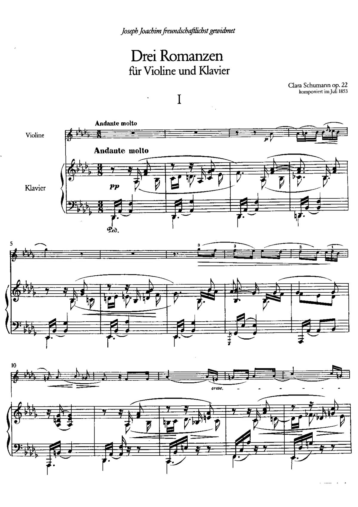 3 Romanzen - Page 1