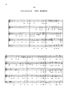 Alleluia. Ave Maria