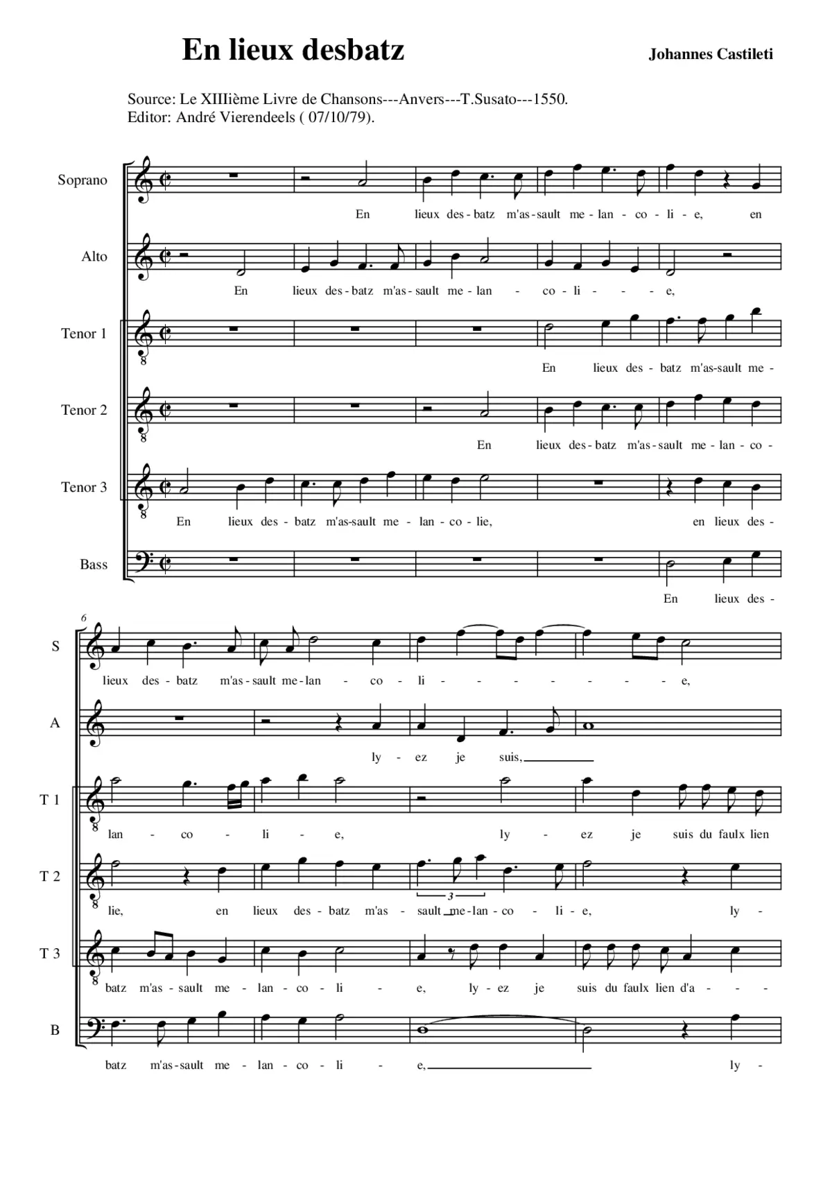En lieux desbatz - Page 1