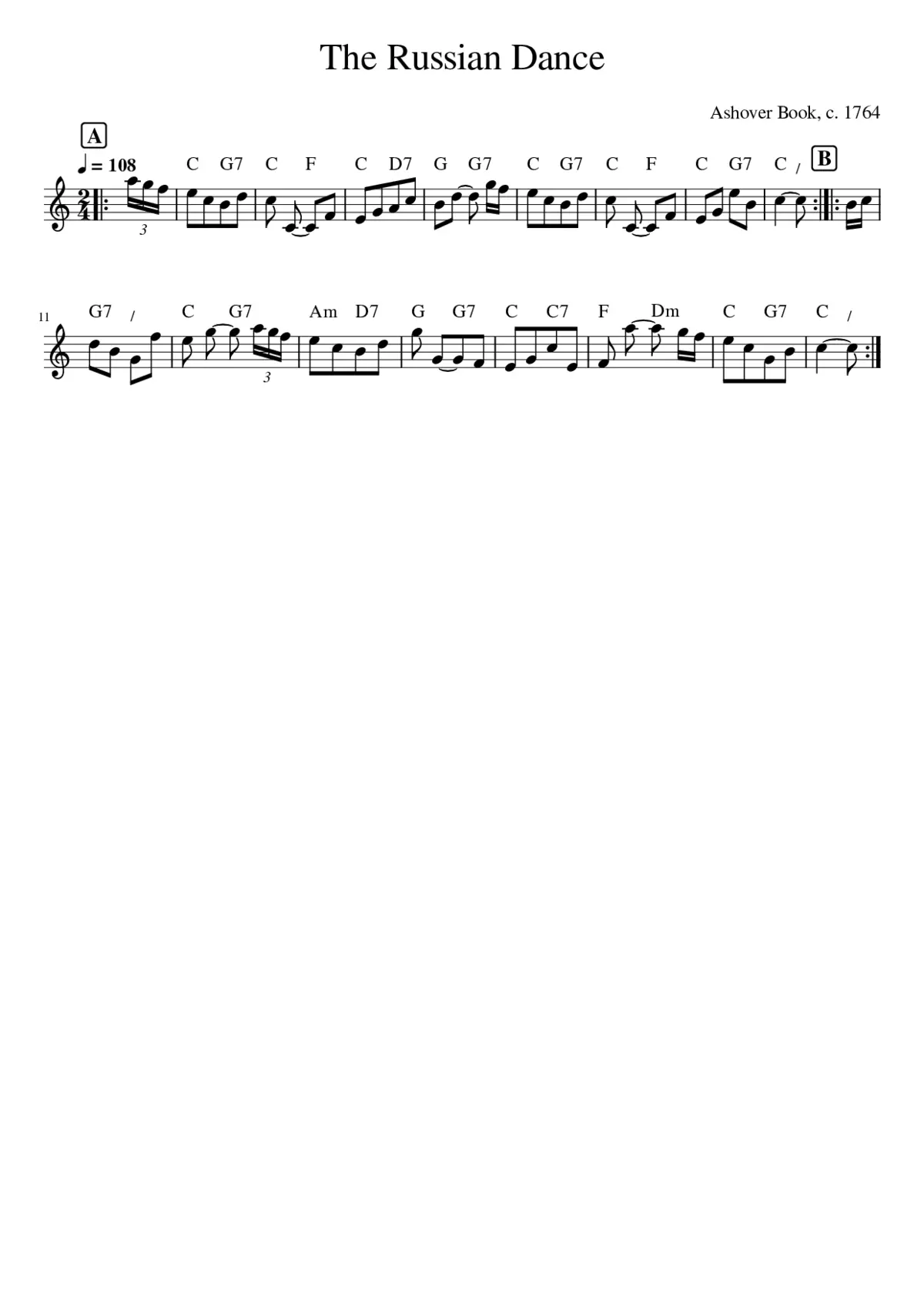 The Russian Dance - Page 1