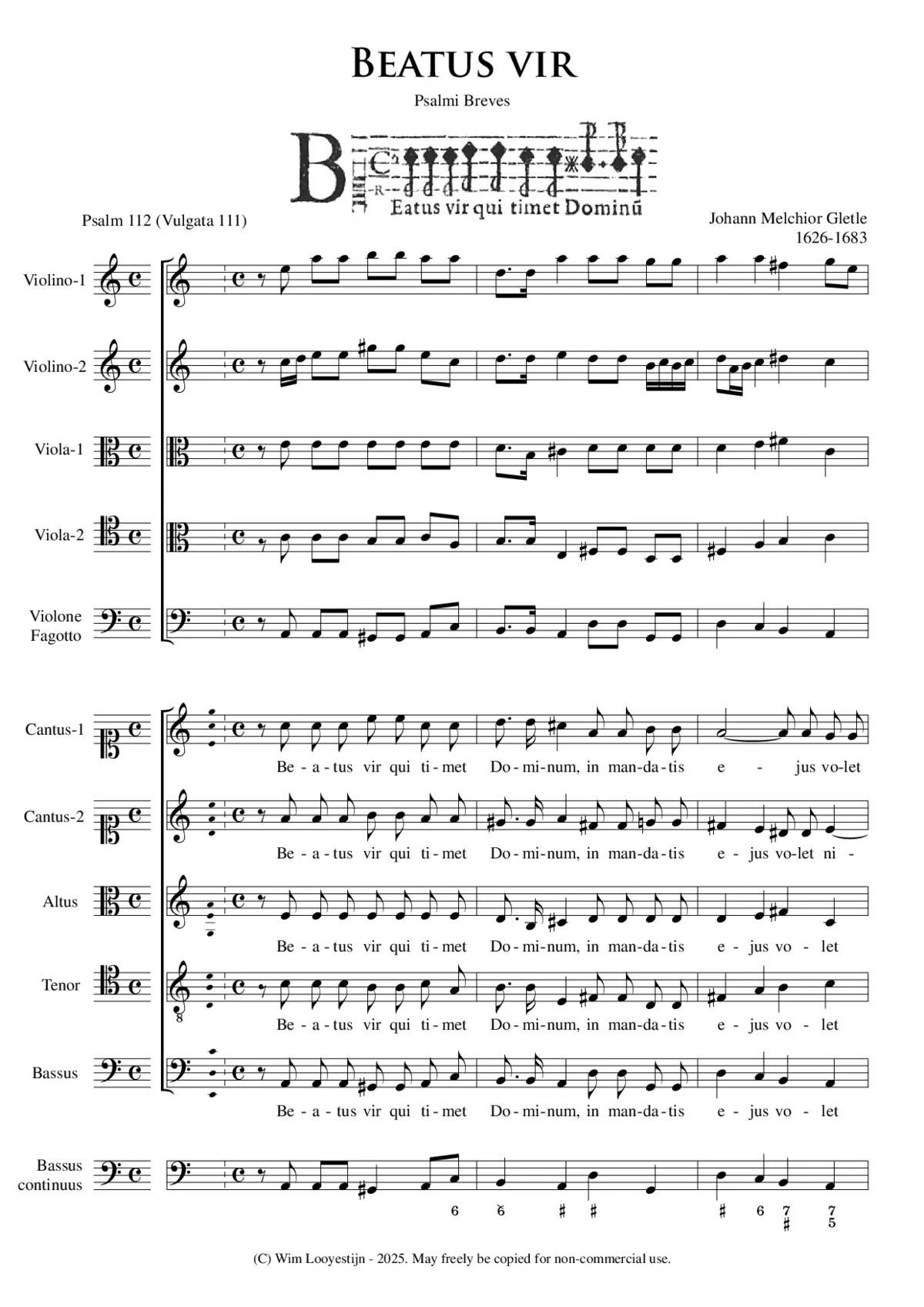 Beatus vir - Page 1