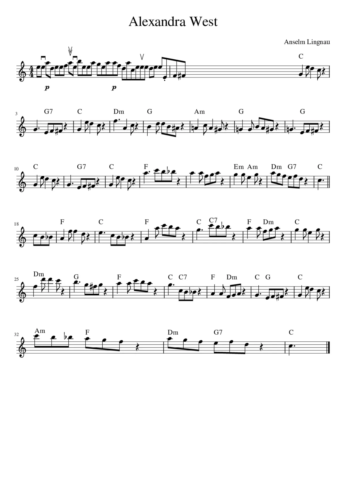 Alexandra West - Page 1
