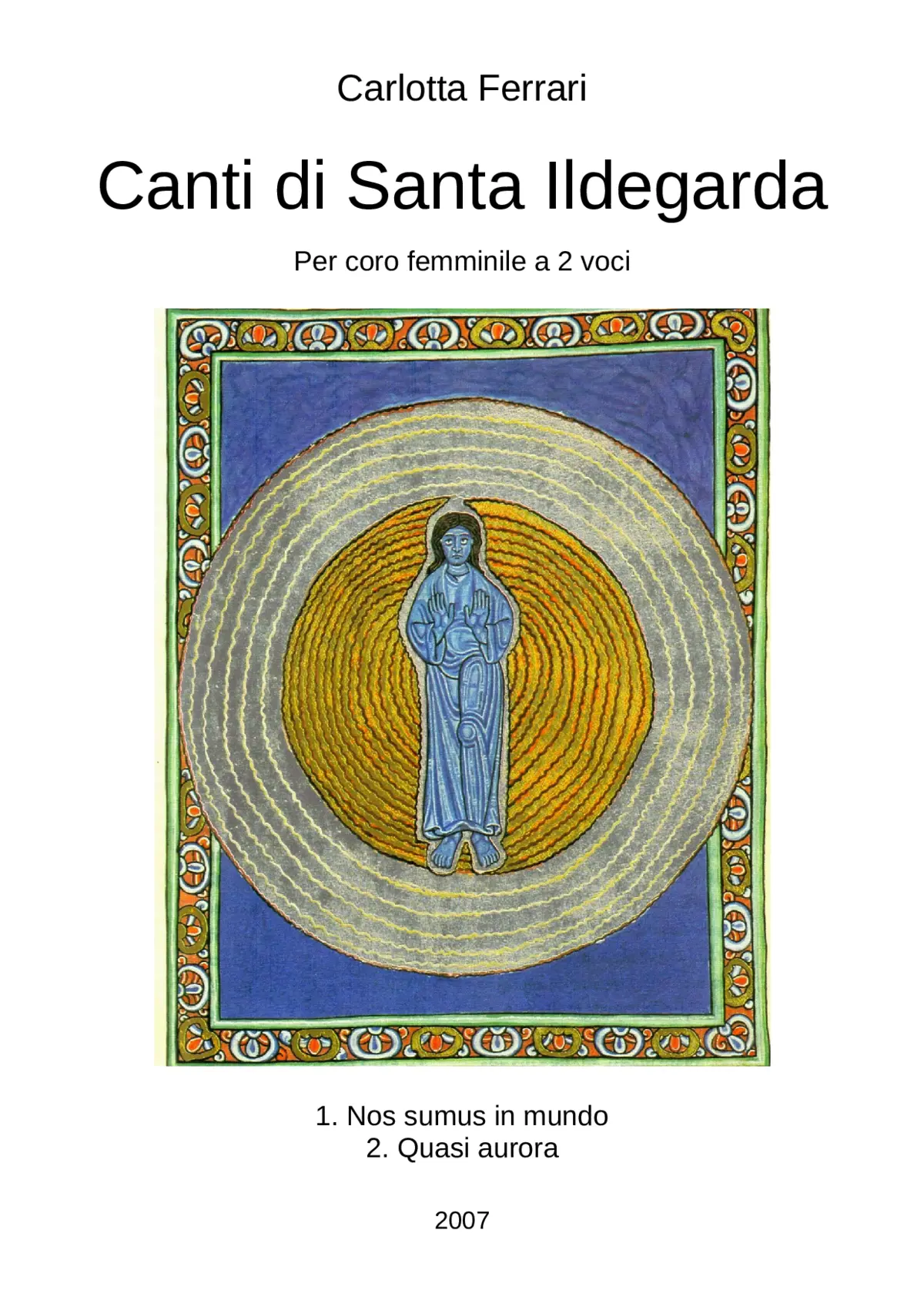 Canti di Santa Ildegarda - Page 1
