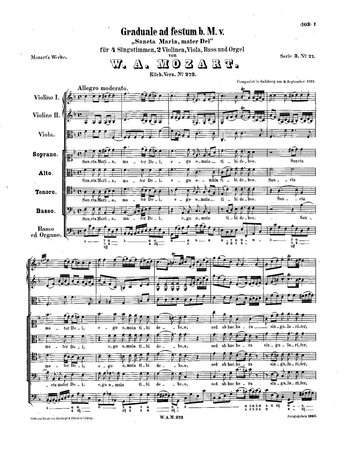 Sancta Maria, mater Dei - Page 1