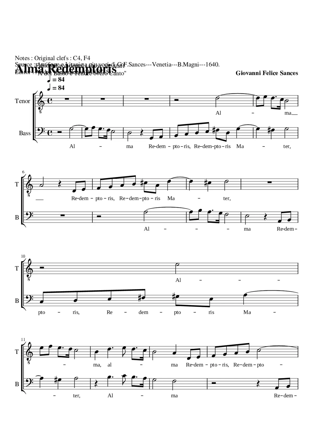 Alma Redemptoris mater - Page 1