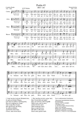 Gott, führ mein Sach und richte mich, SWV 140