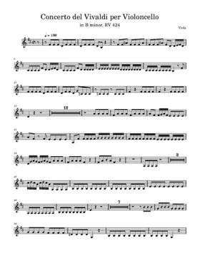 Cello Concerto in B minor