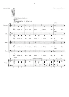 Drop down ye heavens