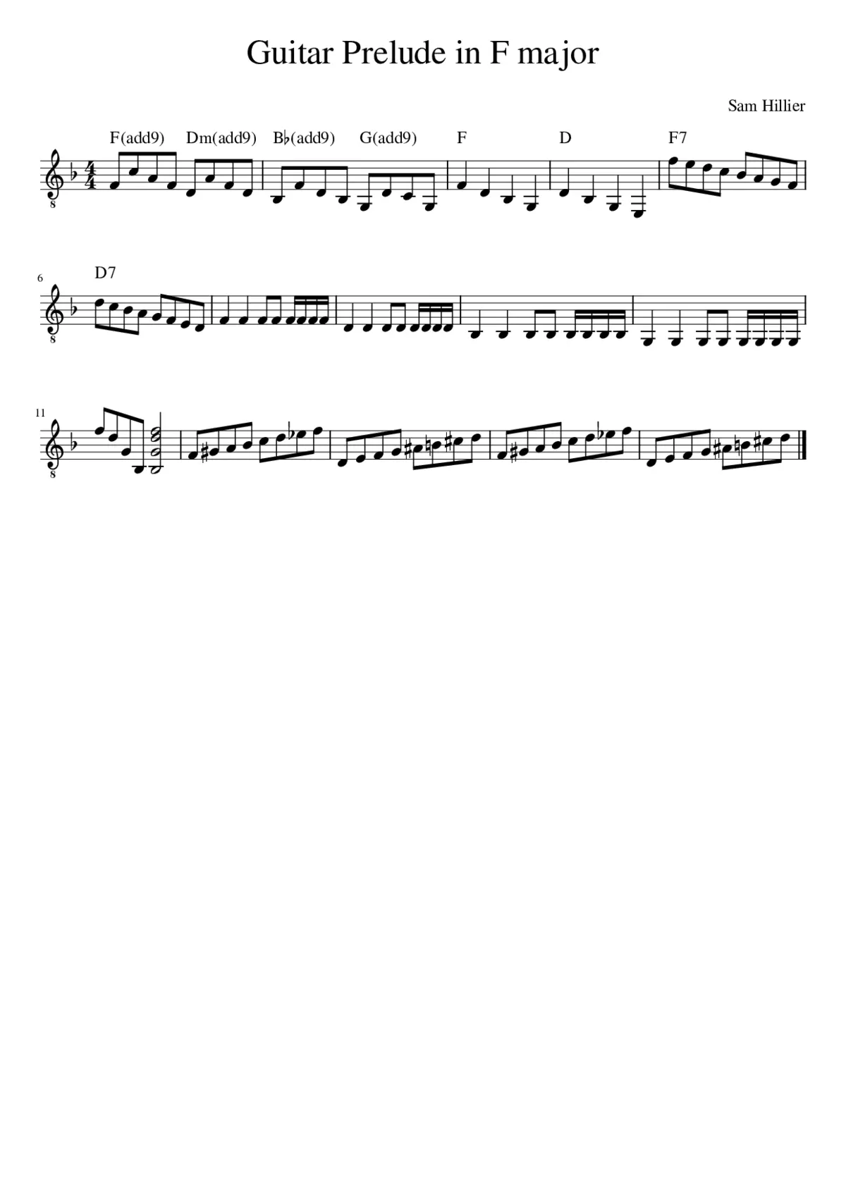 Guitar_suite_no.1_Prelude_in_F_major - Page 1