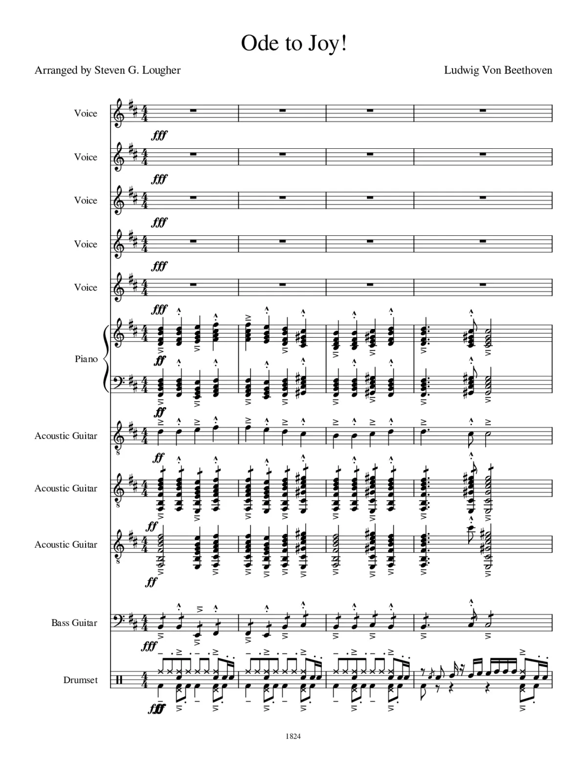 Ode To Joy - Page 1