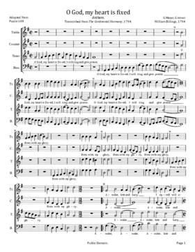 O God, my heart is fixed