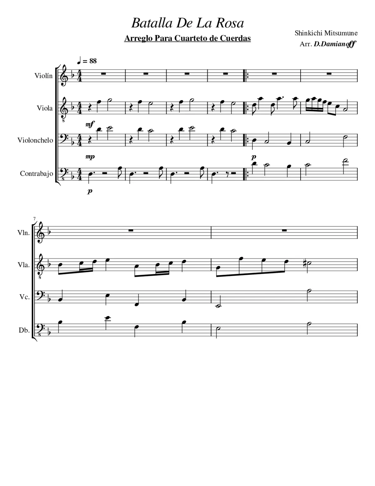 Battle of Rose - Page 1