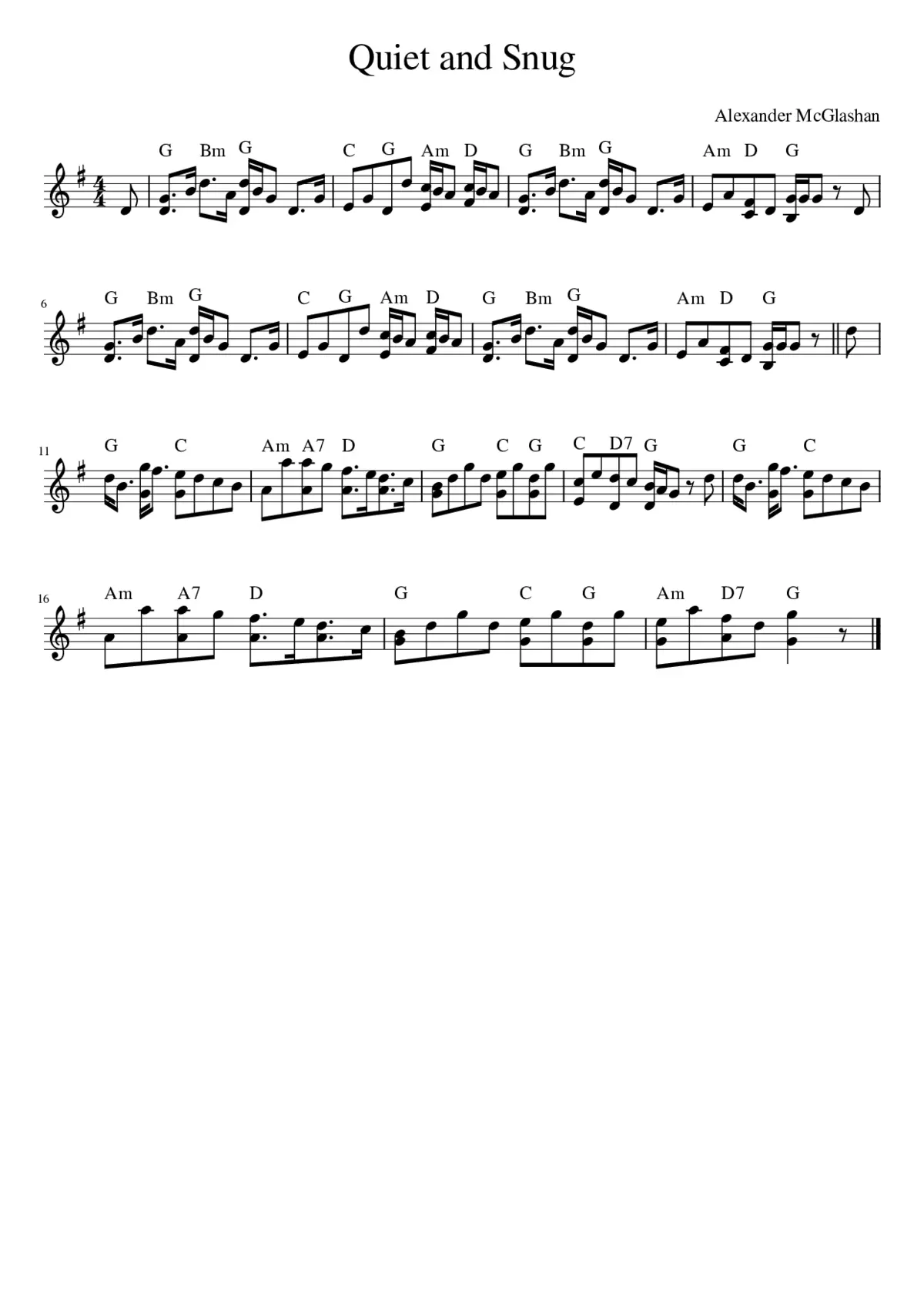 Quiet and Snug - Page 1