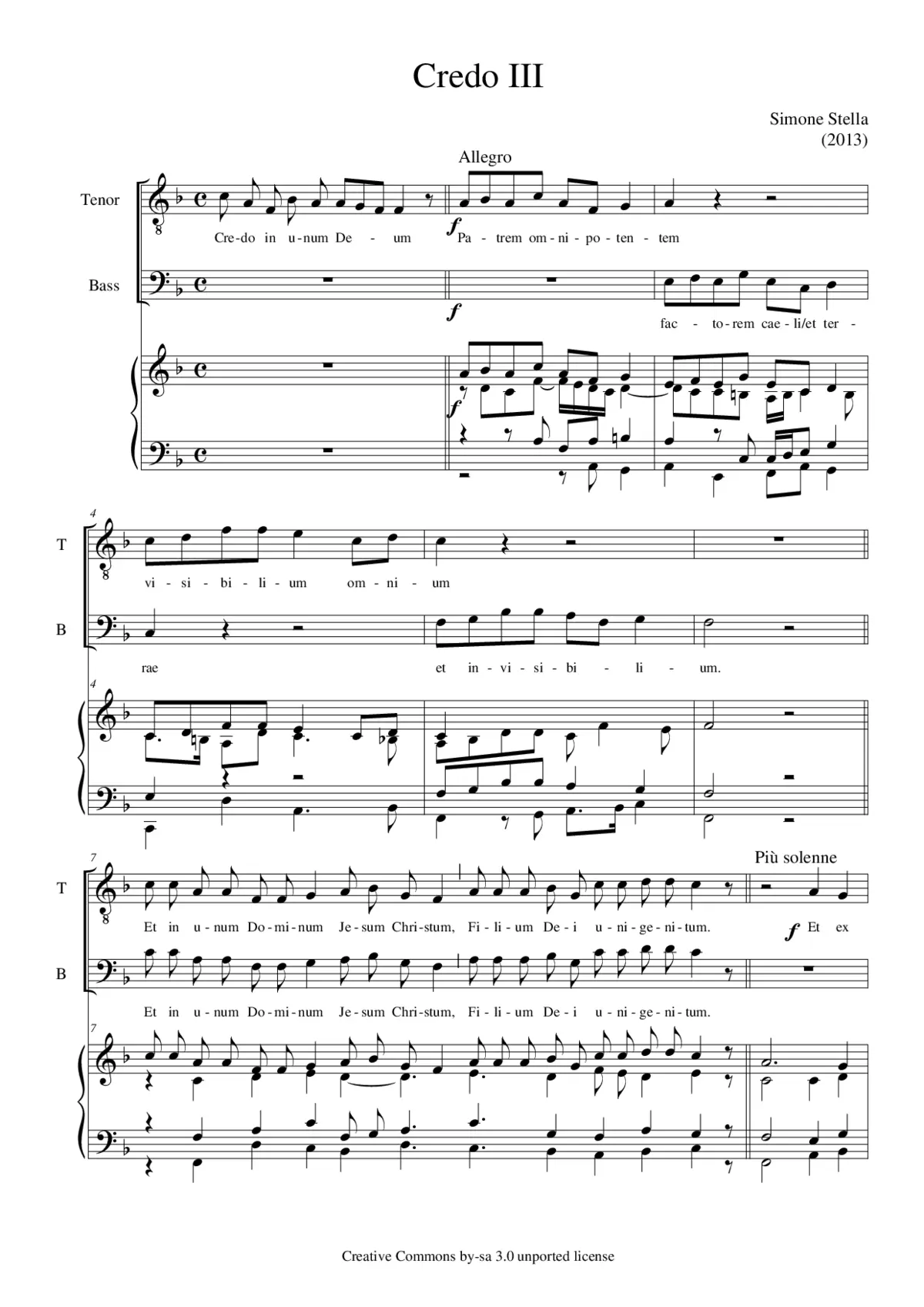 Credo III - Page 1