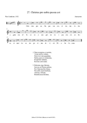 Christus pro nobis passus est