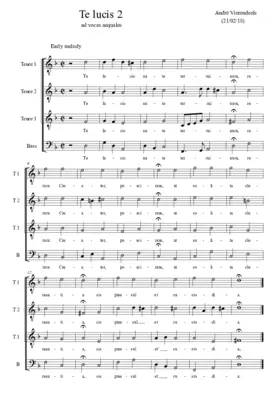 Te lucis ante terminum II