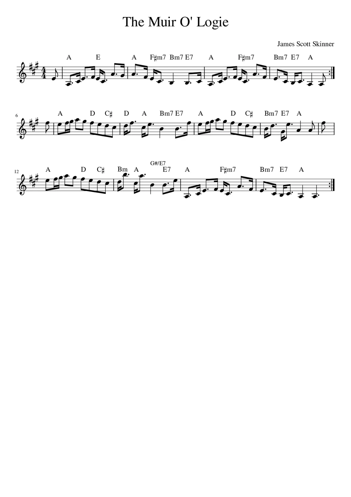 The Muir O' Logie - Page 1