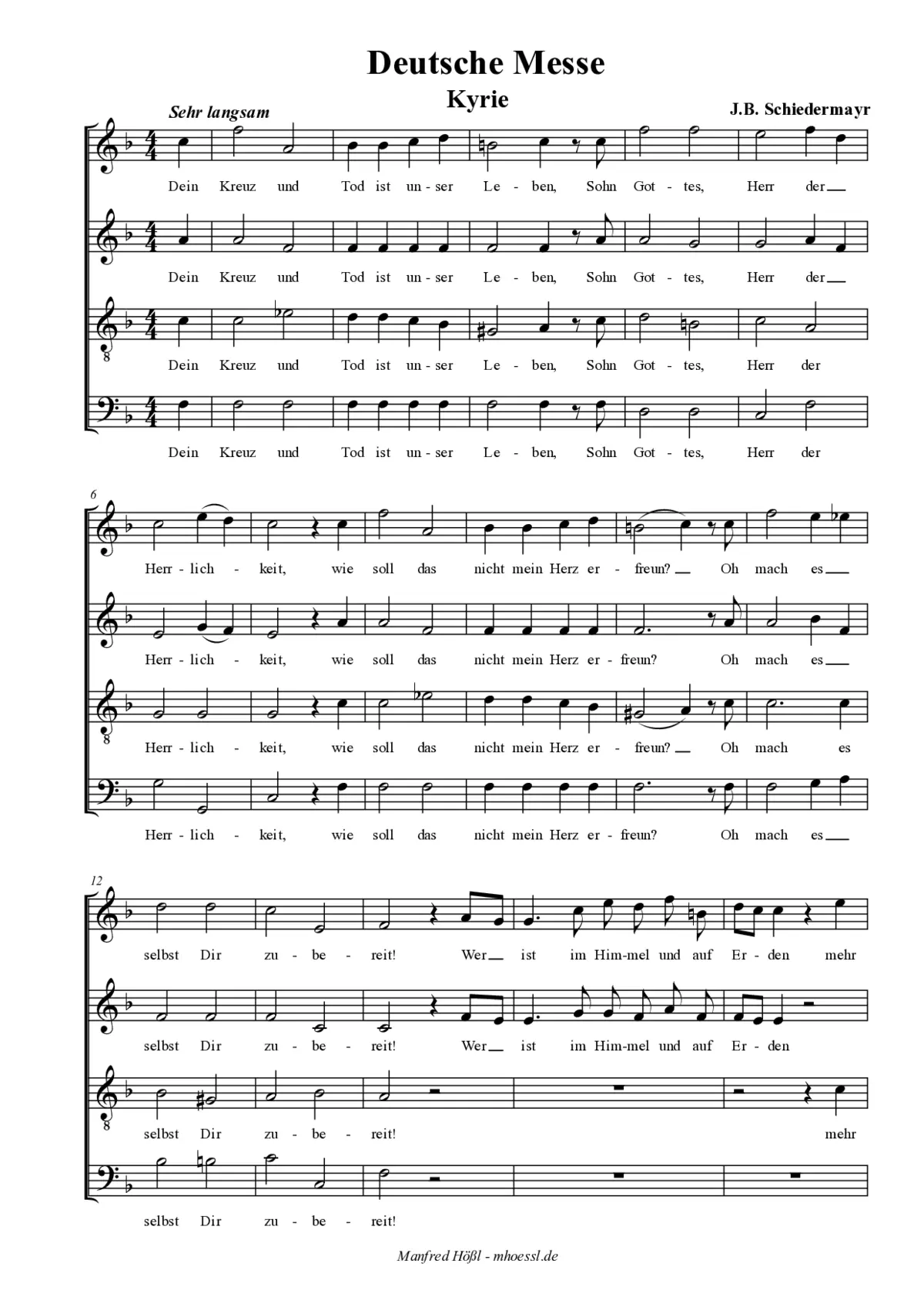 Deutsche Messe - Page 1