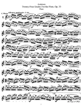 24 Etudes for Flute