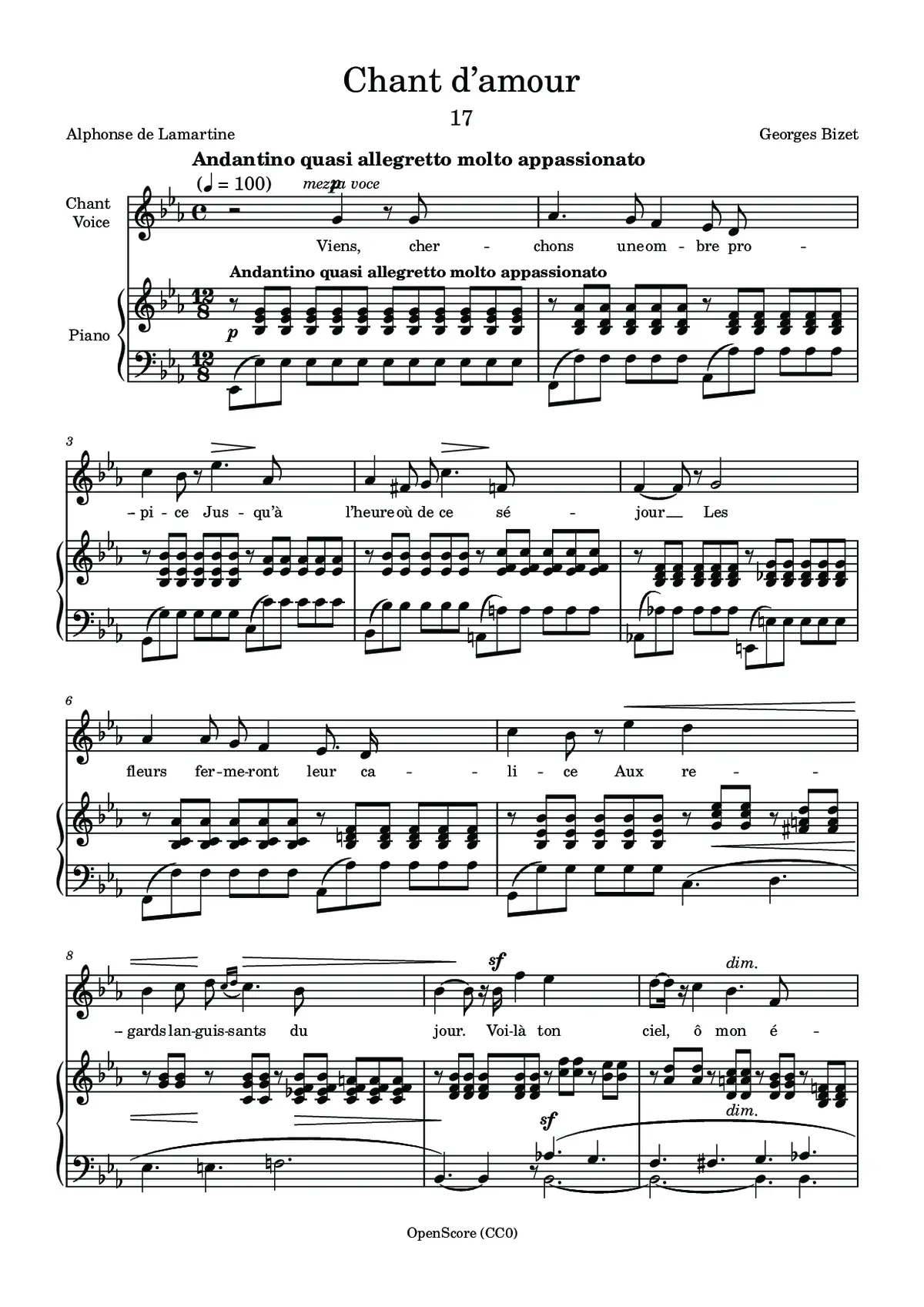 Chant d’amour! - Page 1