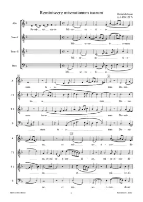 Reminiscere miserationum tuarum, Domine