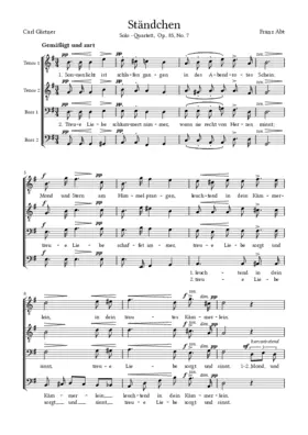 Ständchen, Op. 85, No. 7