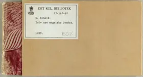 12 New English Dances, 1789