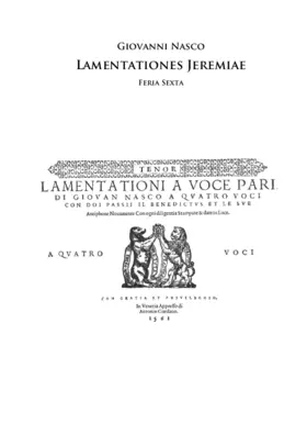 Lamentationes Jeremiae Feria VI