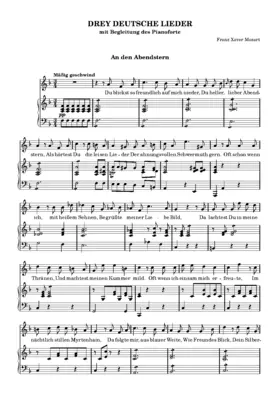Drei Deutsche Lieder