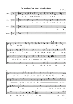 In nomine Jesu omne genu flectatur