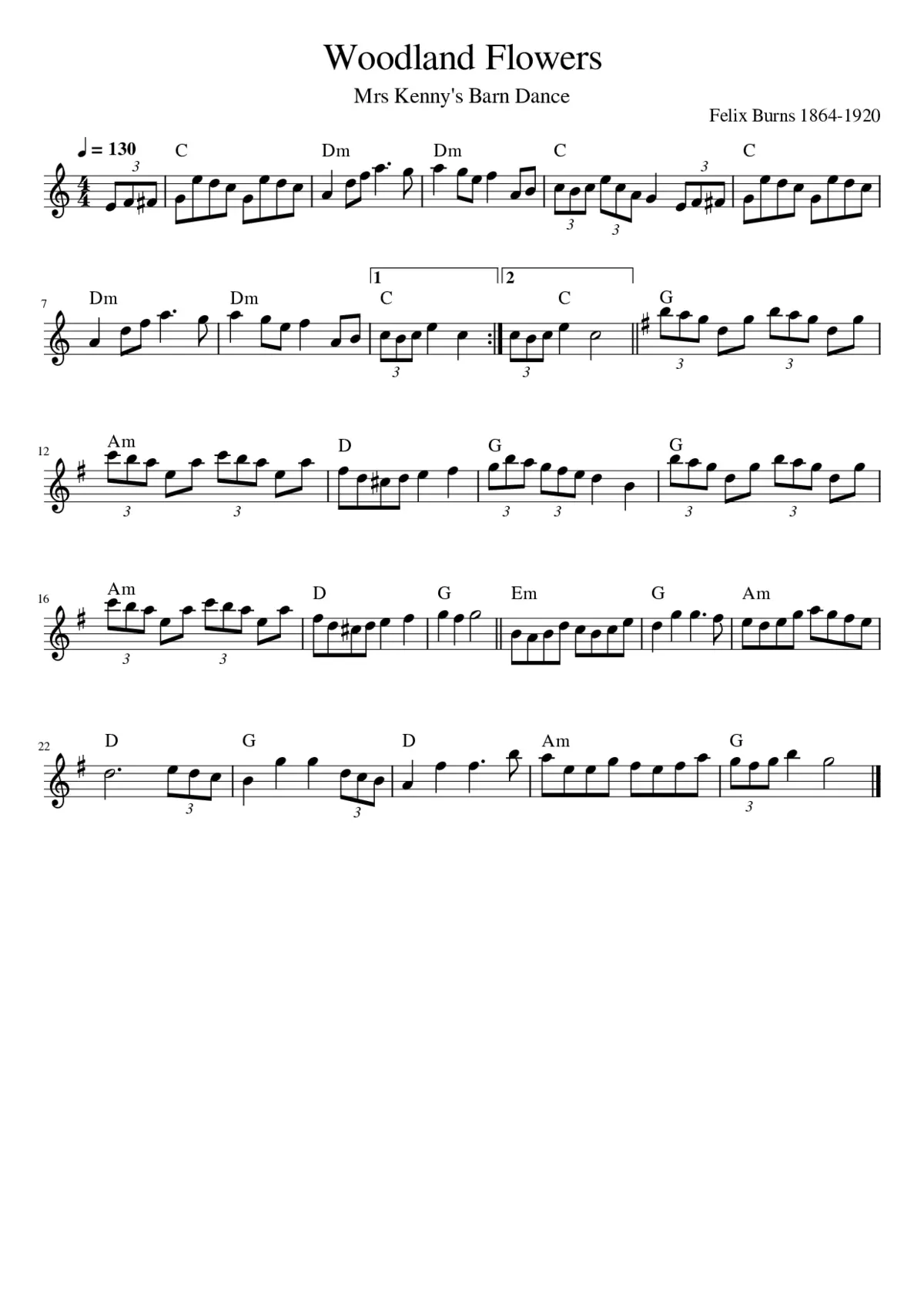 Woodland Flowers - Page 1