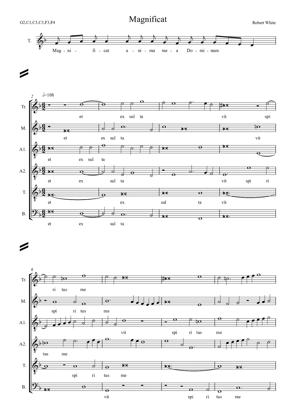 Magnificat - Page 1