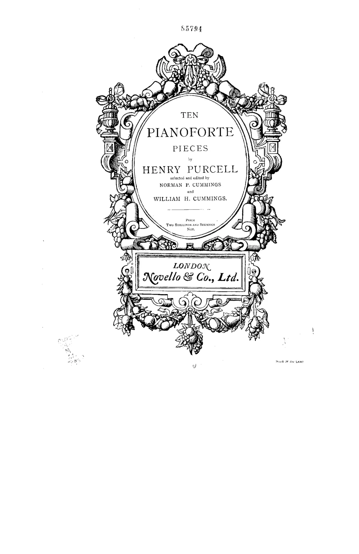10 Pianoforte Pieces - Page 1