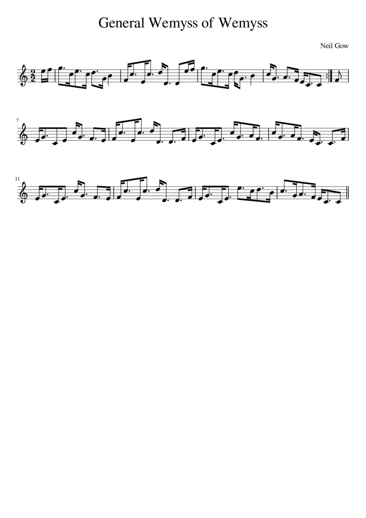 General Wemyss of Wemyss - Page 1