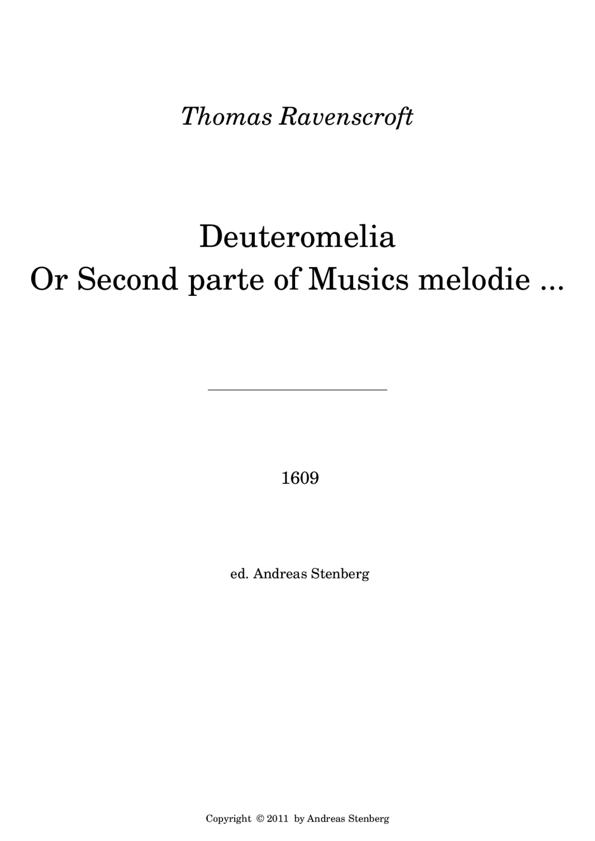 Deuteromelia - Page 1