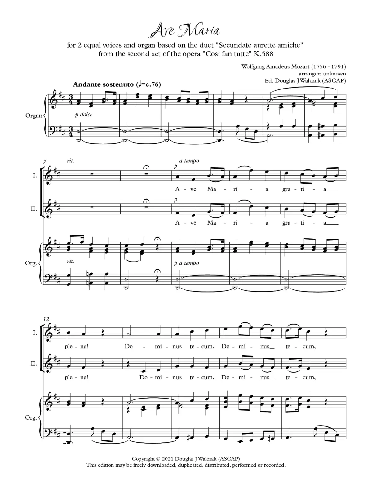 Ave Maria - Page 1