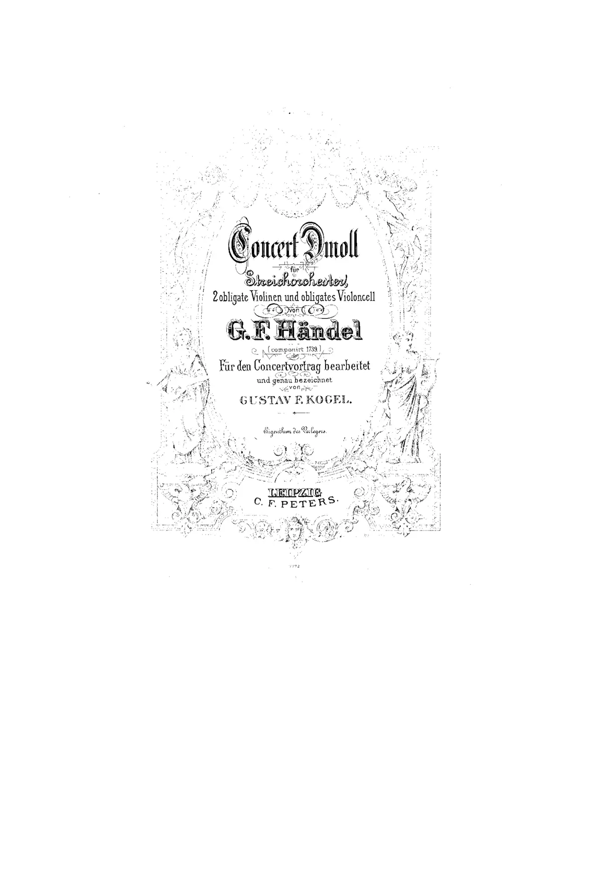 Concerto Grosso in D minor - Page 1