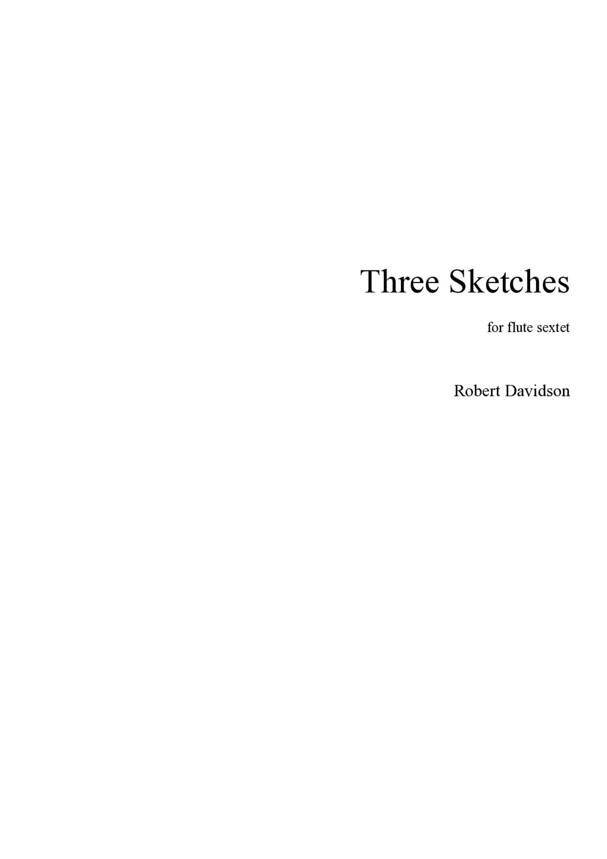 3 Sketches - Page 1