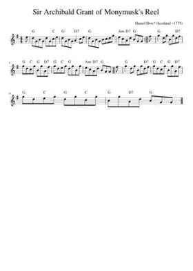 Sir Archibald Grant of Monymusk's Reel