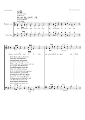 Singet mit Freuden unserm Gott SWV 178