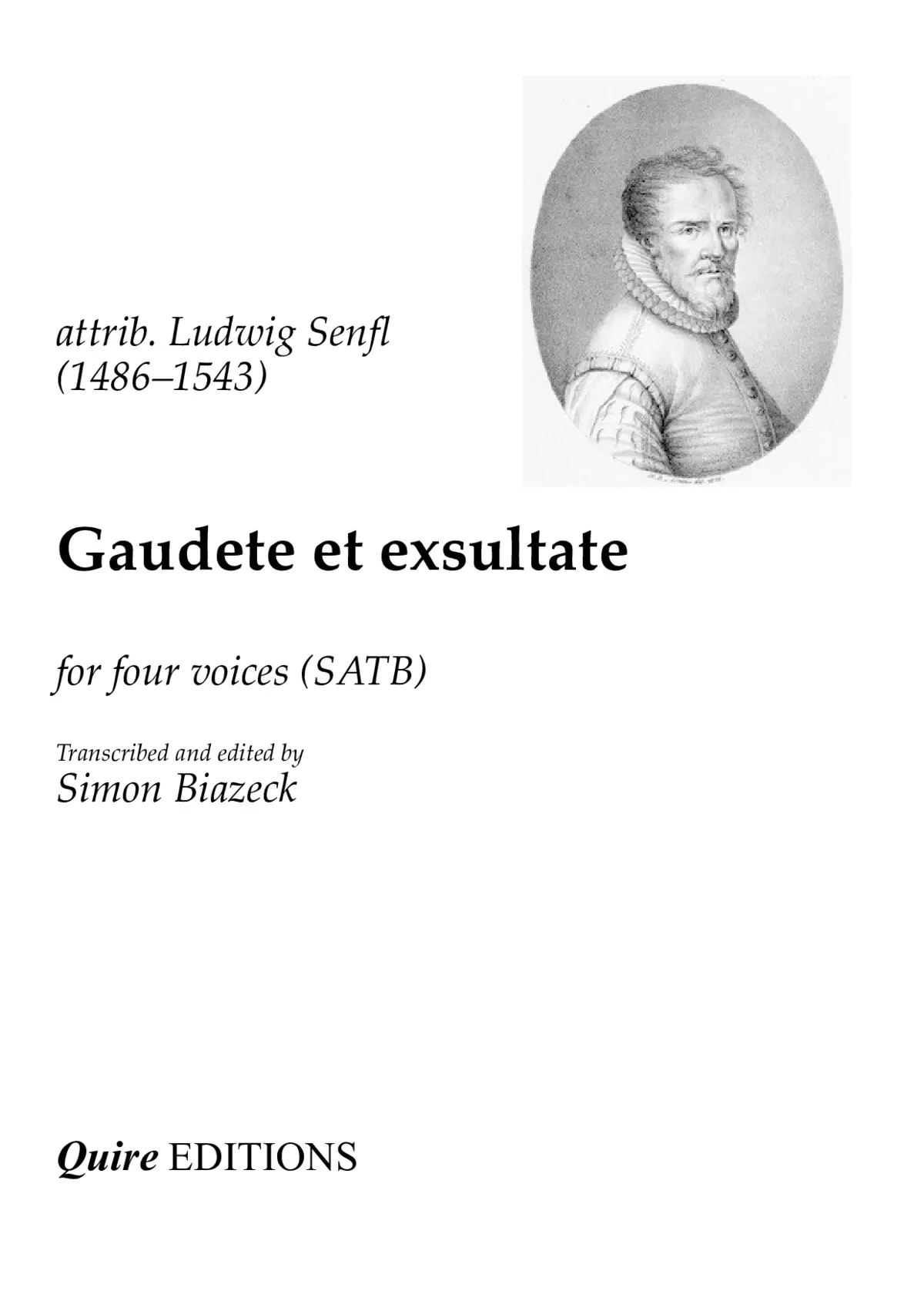 Gaudete et exultate omnes sancti - Ideoque precamur - Page 1