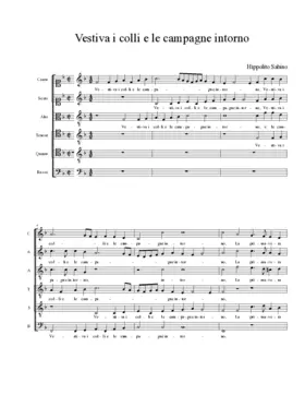 Vestiva i colli e le campagne intorno