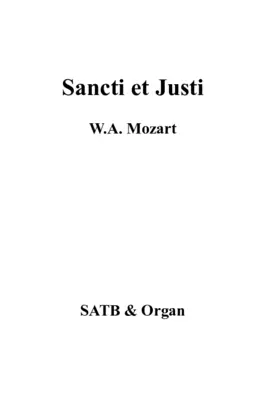 Sancti et justi