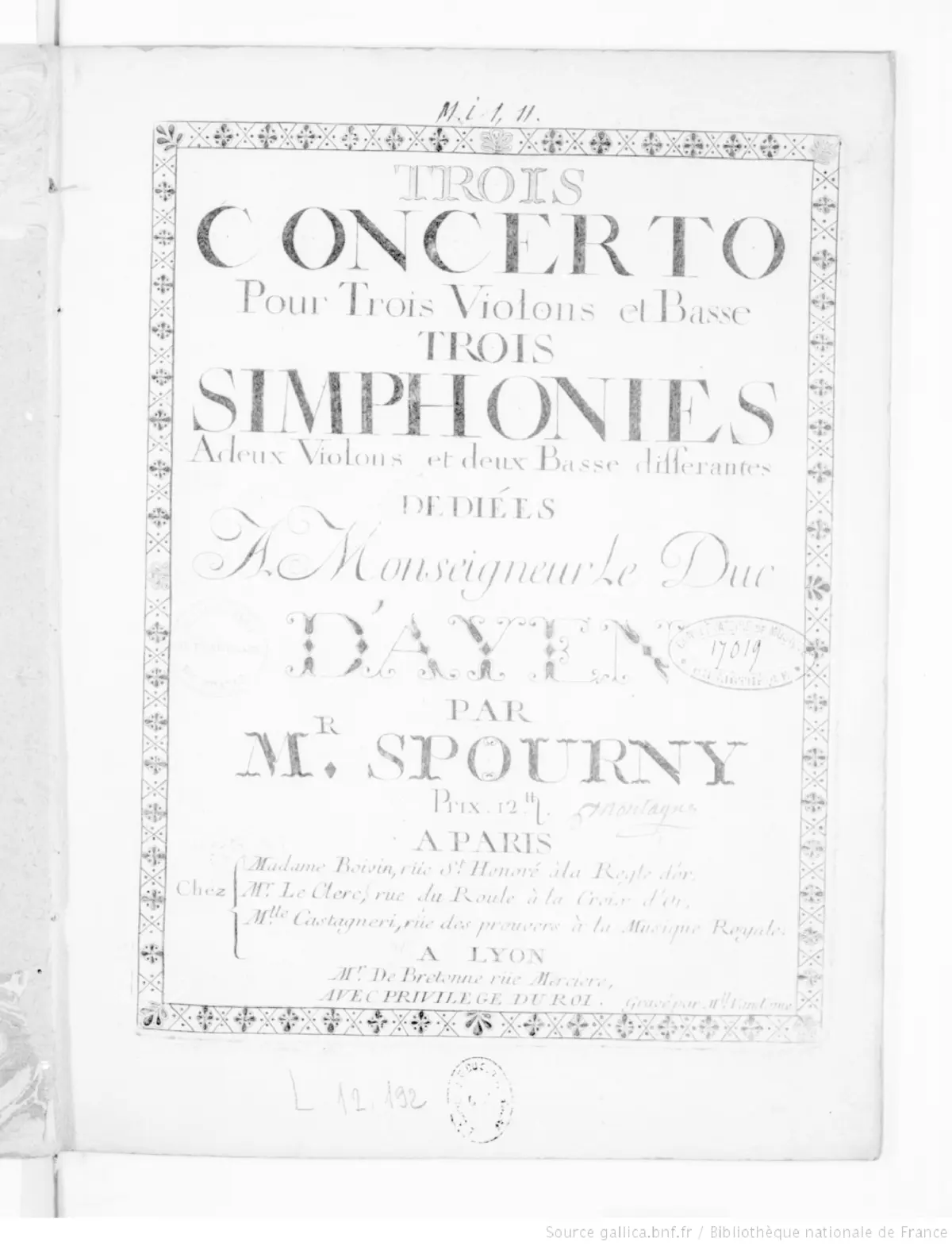 3 Concertos and 3 Sinfonias - Page 1