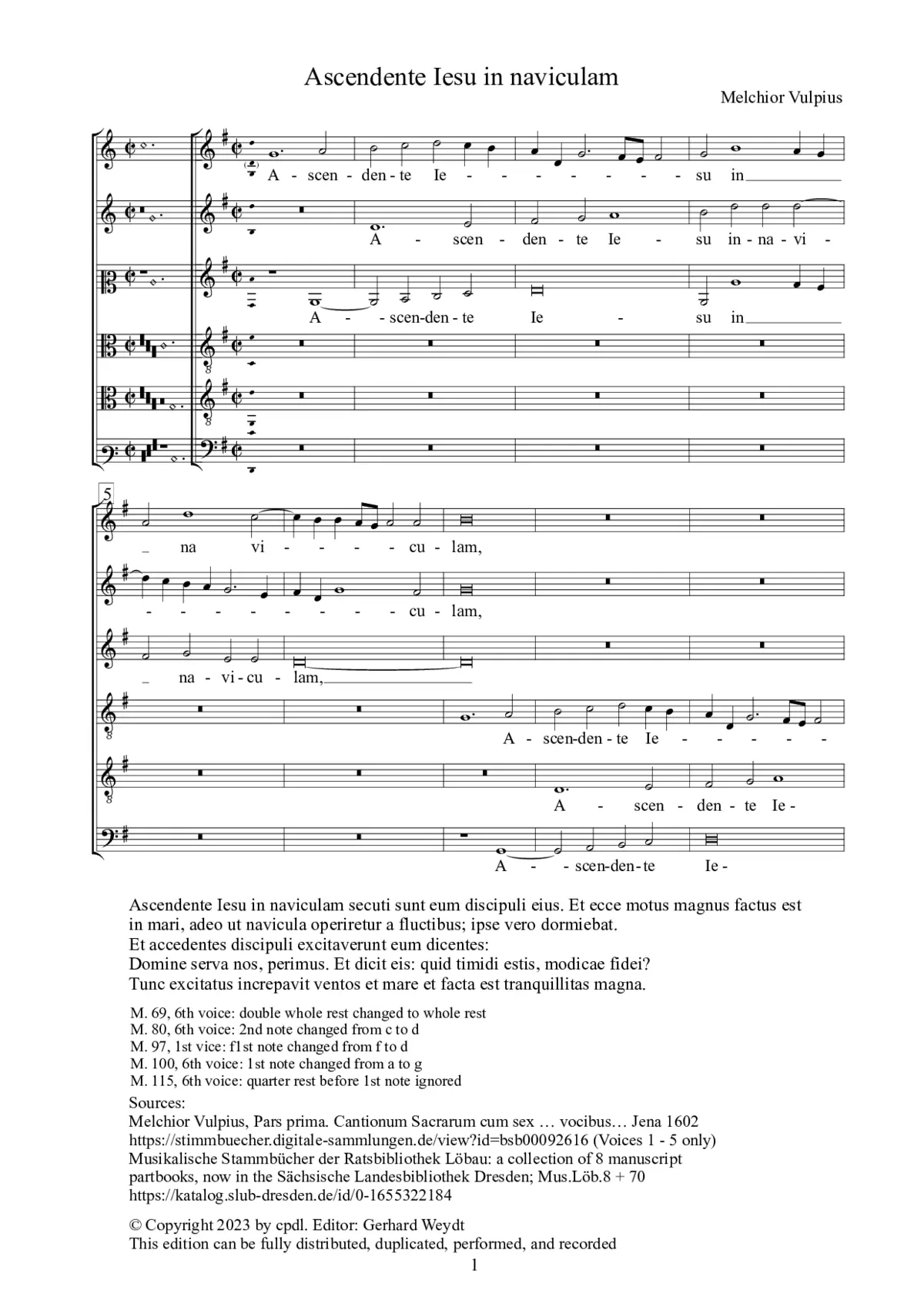 Ascendente Iesu - Page 1