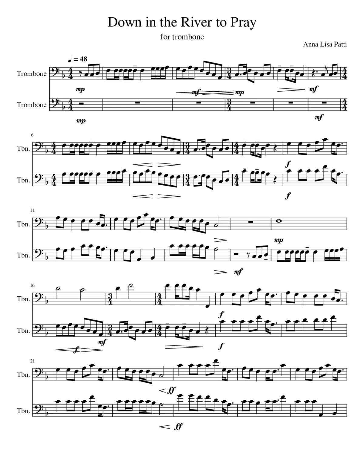 Down in the River to Pray - Page 1