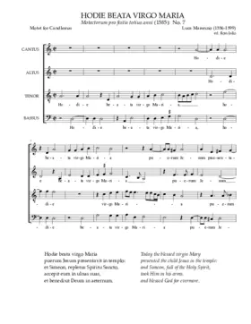 Hodie beata virgo Maria